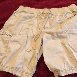 Khaki cargo shorts- Women’s size 12